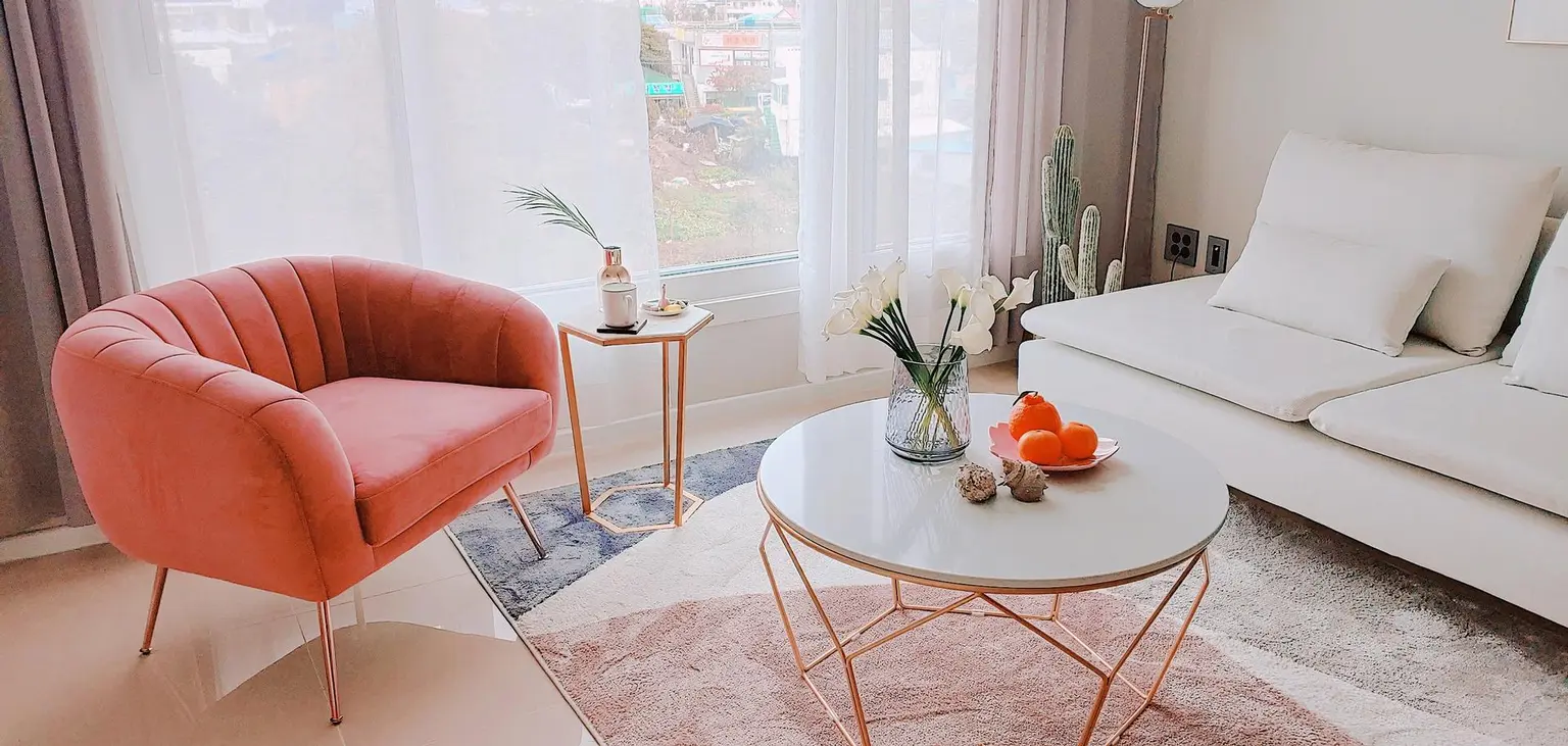 Jeju Sehwa Newly built two-room villa with a view of the sea and village - main image