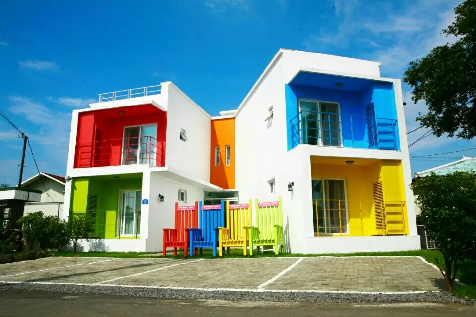 济州涯月 济州岛唯一的亚热带森林区C号单间住宿（蓝色） - main image