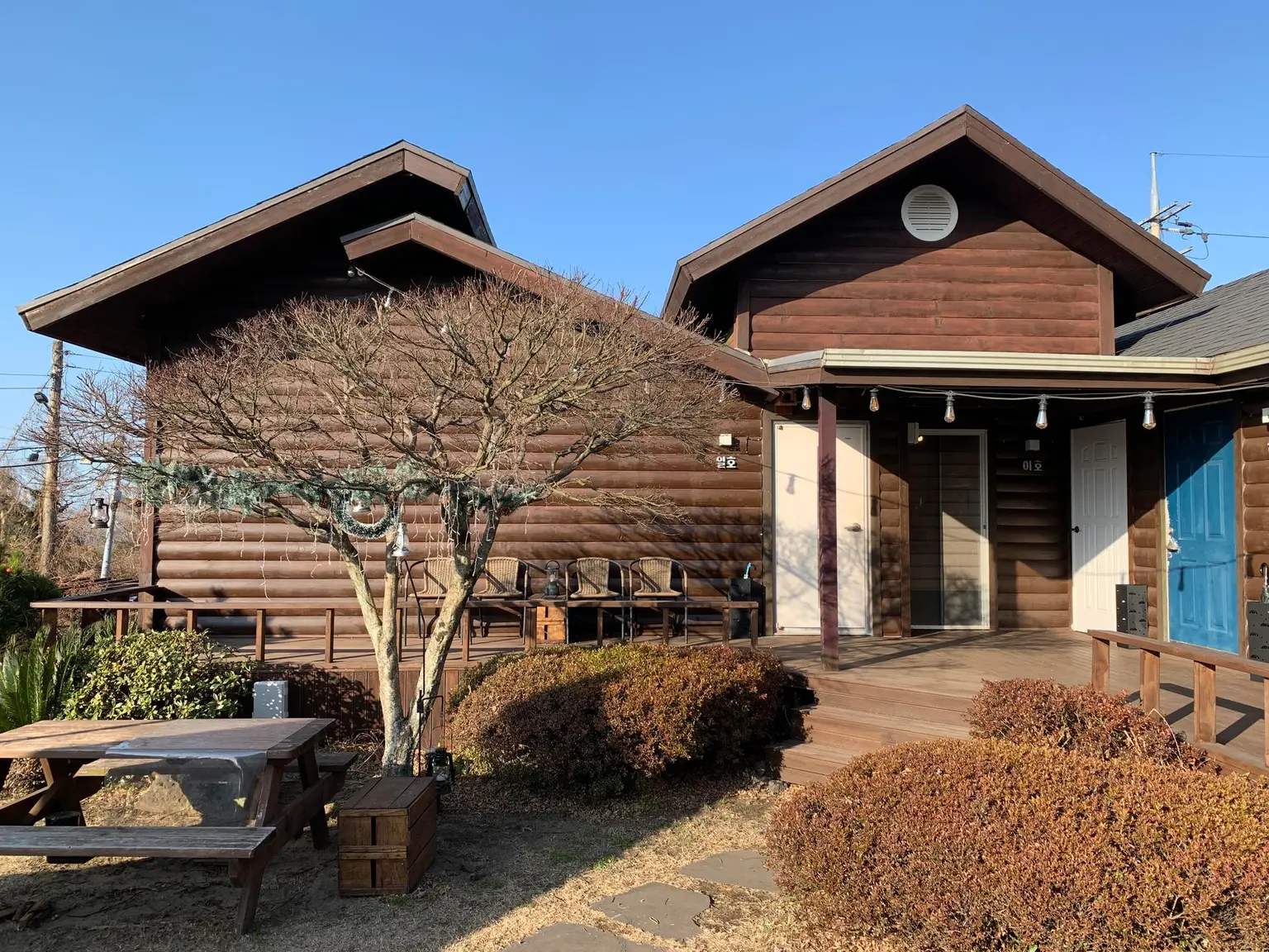  【济州朝天町】适合4人入住的安静复式木屋，适合露营#家庭房 - main image