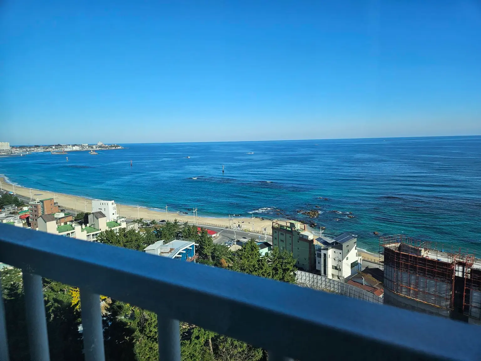 江原江陵 永津海滩海景1.5室双床房高层宽露台日出餐厅 - main image