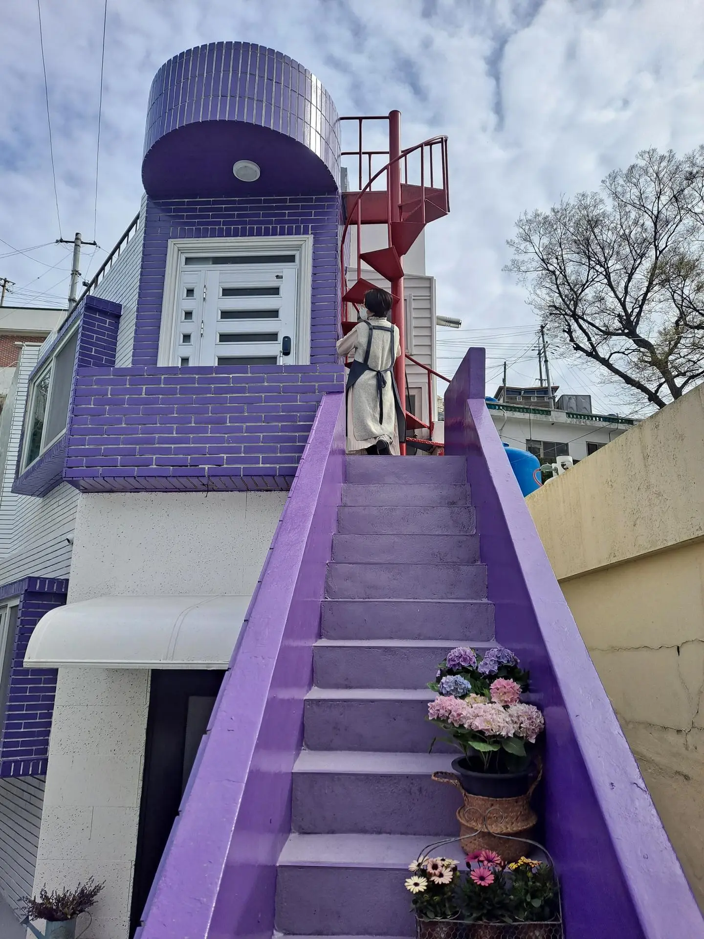 Tongyeong, Gyeongnam Jungang Market #Dongpirang Entrance Purple Pretty 2nd Floor - main image