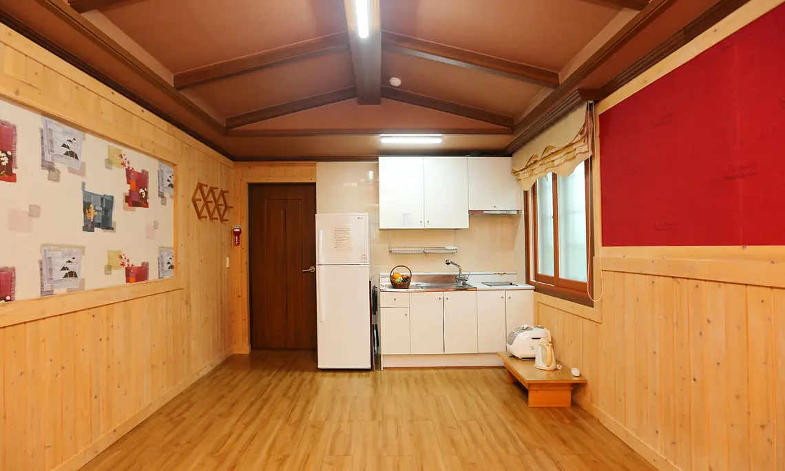 Jeonbuk Muju walkable & forest retreat & with a yard Rental cottage 1BR & sleeps 2 2-person Cypress Pension B in Deogyusan National Park Cover Photo