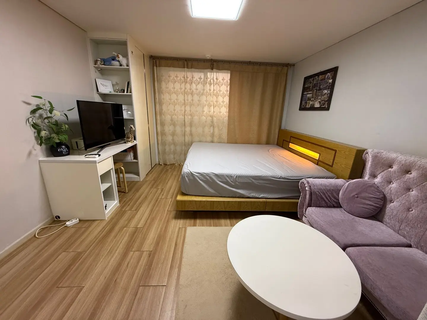  【忠清南道天安市】位于安静住宅区的便利一室公寓 206，距离天安站/客运站步行 10 分钟。 - main image