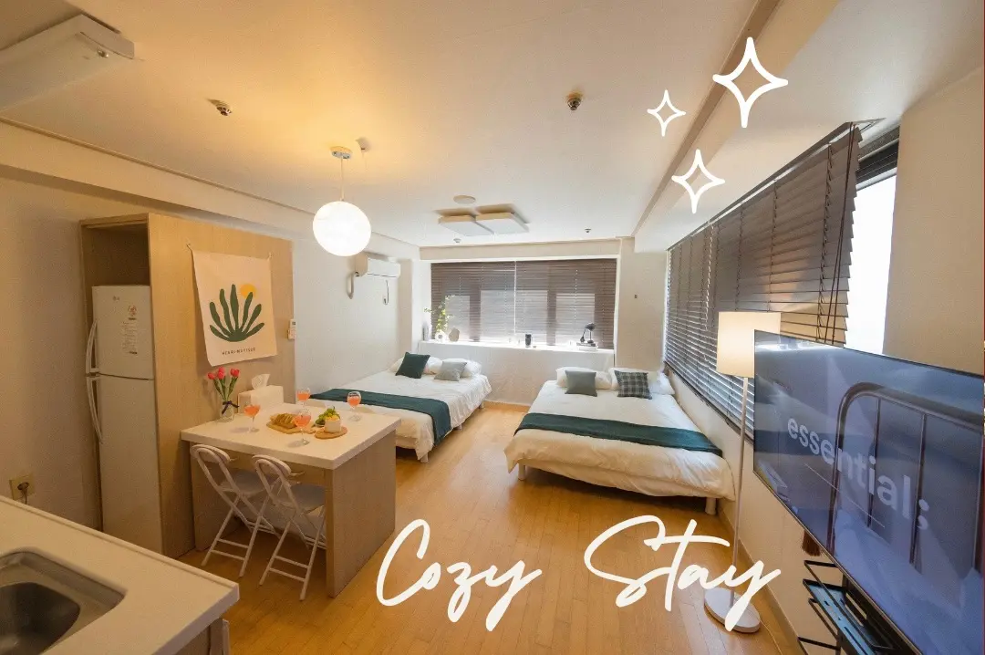 Seoul Yangcheon Mokdong Ewha Hospital Academy Queen Bed 2 Interior Red Roof View - main image