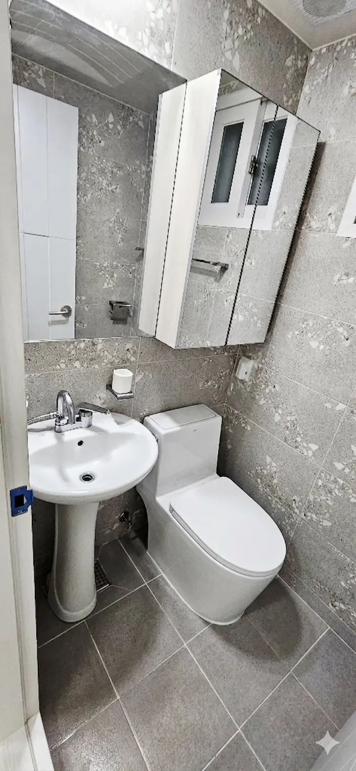 卫生间-{{toilet_count}}照片 1 - 靠近九老站、南九老站、九老洞高丽大学九老医院附近的干净的单间公寓 (1室·最多1人)