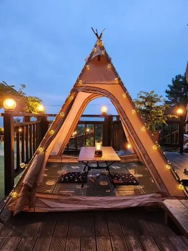 Geoje, Gyeongnam Ocean View Room 103, 5-minute walk to the beach, free warm glamping - main image