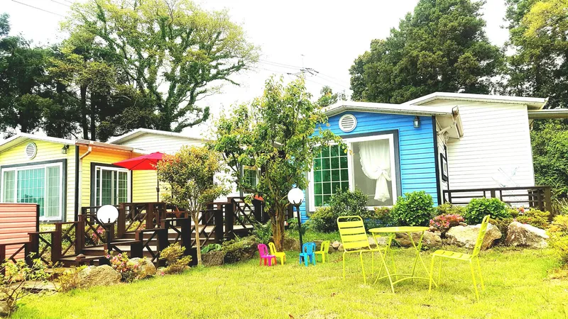 [Andeok, Seogwipo] 2-room detached house with a lawn yard, 25 pyeong - Building E 19