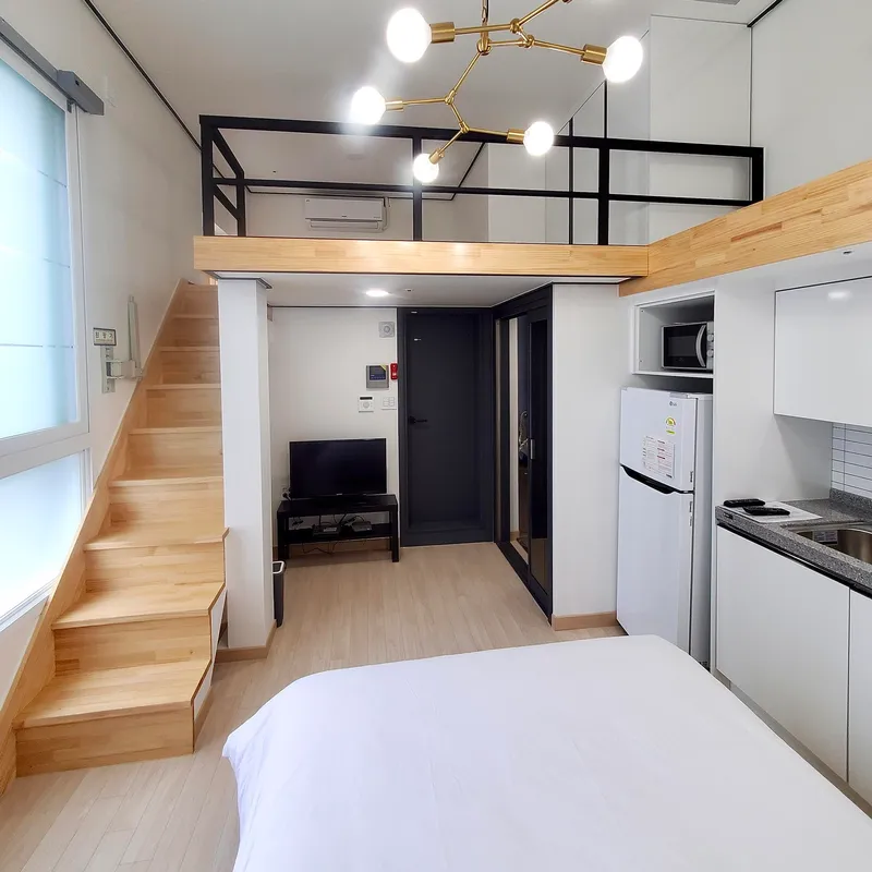 [Dongjak, Seoul] Duplex Officetel in Prime Location near Isu Station #DoubleBed #FullyFurnishedResidence 12