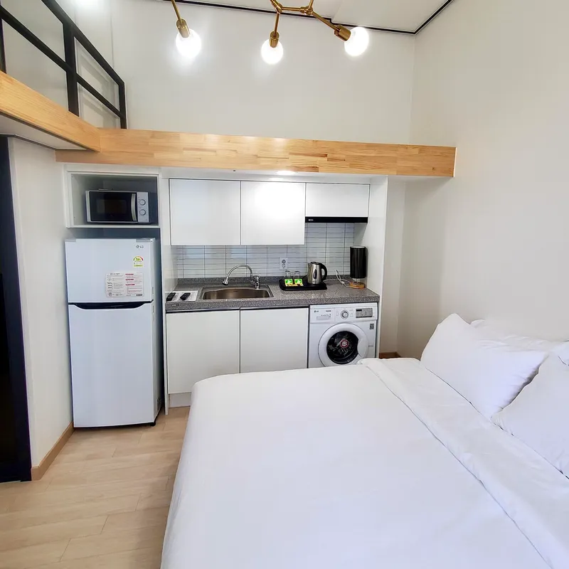 [Dongjak, Seoul] Duplex Officetel in Prime Location near Isu Station #DoubleBed #FullyFurnishedResidence 11