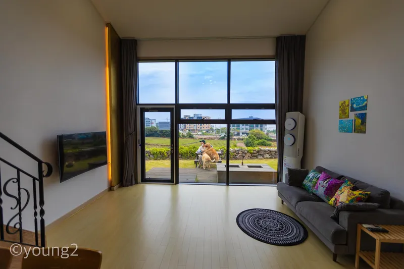 [Aewol, Jeju] Ocean view duplex one-room with a view of the sea 2
