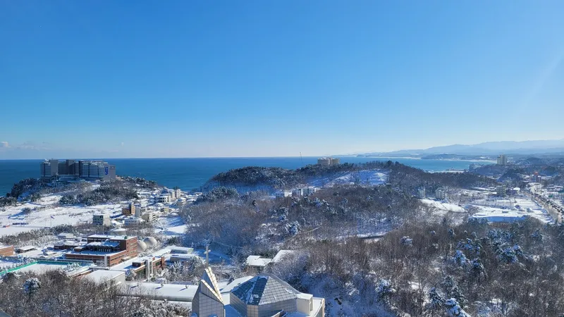 [Sokcho] Ocean Mountain View 24th floor 1.5 room balcony/7 minutes walk from Sokcho Beach 24