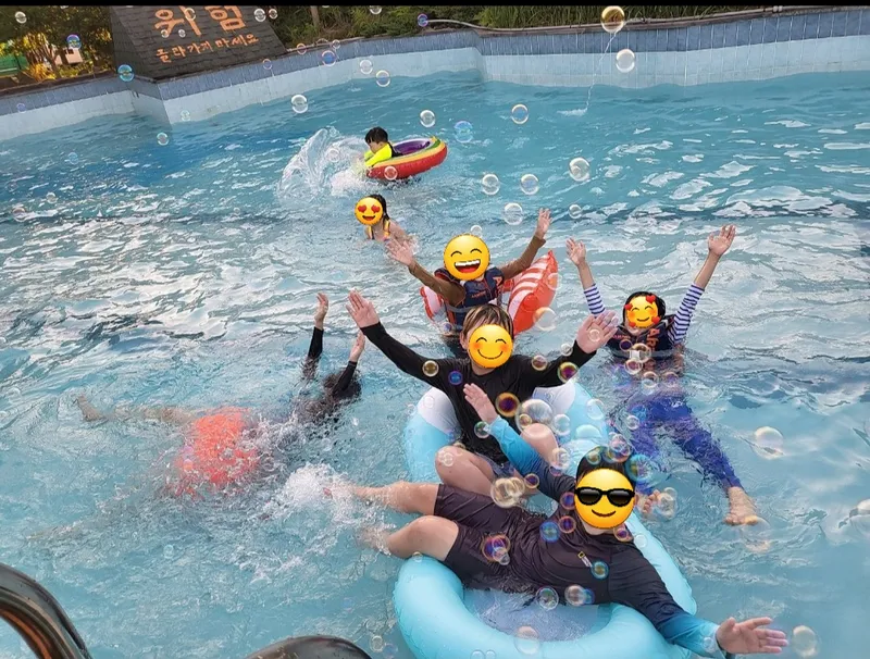[제주 구좌] 비자림 옆 잔디마당과 수영장.테라스 룸 있는 복층-독채 54
