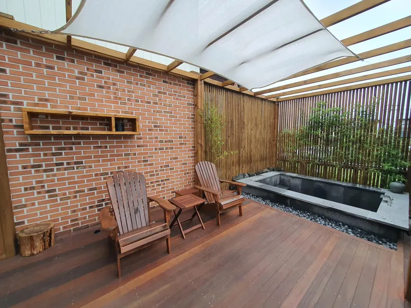 [Seongsan, Seogwipo] #Instagrammable #Grass #Yard #Jacuzzi #Duplex #Independent #Stone Wall 26