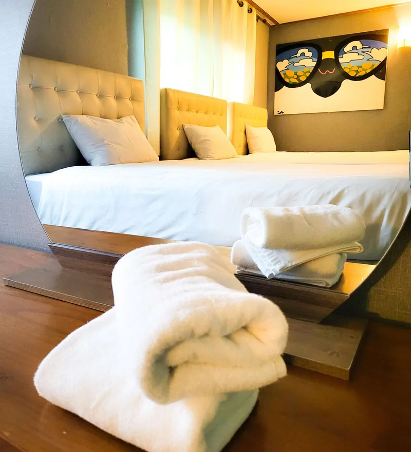 [Hallim, Jeju][Jeju Hyeopjae] 3-person room in a camping-style hotel within walking distance of Geumneung Beach 7