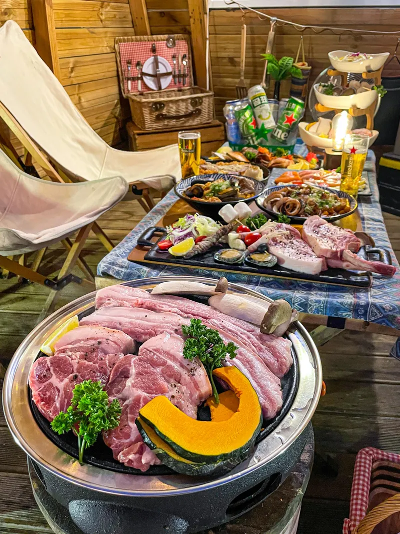 [제주 한림][제주 협재] 금능해수욕장 도보거리 캠핑감성호텔 더블룸 A 23