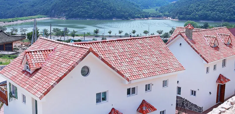 [Gyeongju] A spacious yard with good value for money, pink interior, duplex one-room pension #Spa #Hope 8