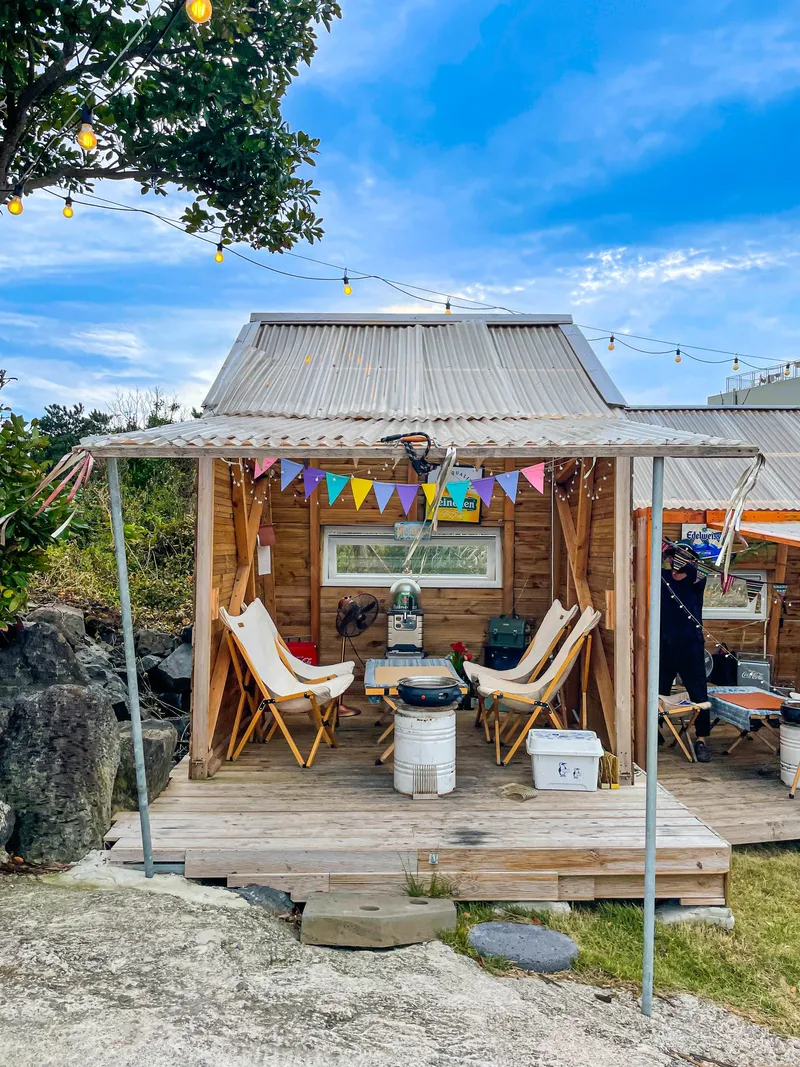 [Hallim, Jeju][Jeju Hyeopjae] 3-person room in a camping-style hotel within walking distance of Geumneung Beach 28
