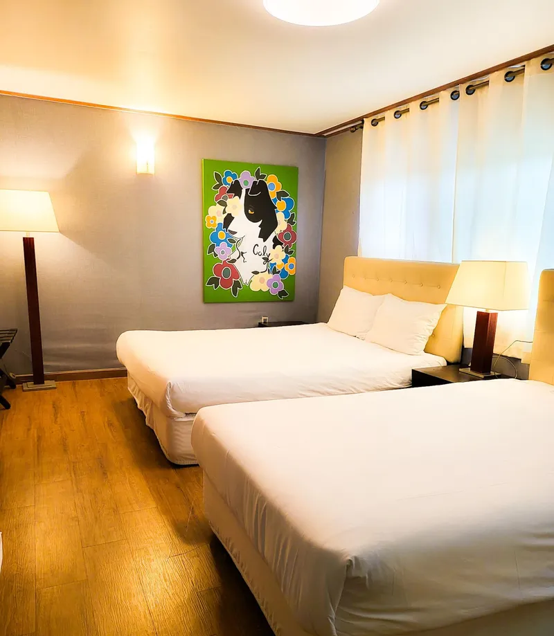 [Hallim, Jeju][Jeju Hyeopjae] 3-person room in a camping-style hotel within walking distance of Geumneung Beach 4