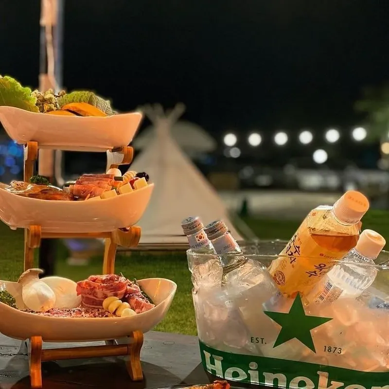[제주 한림][제주 협재] 금능해수욕장 도보거리 캠핑감성호텔 더블룸 #애견동반전용 24