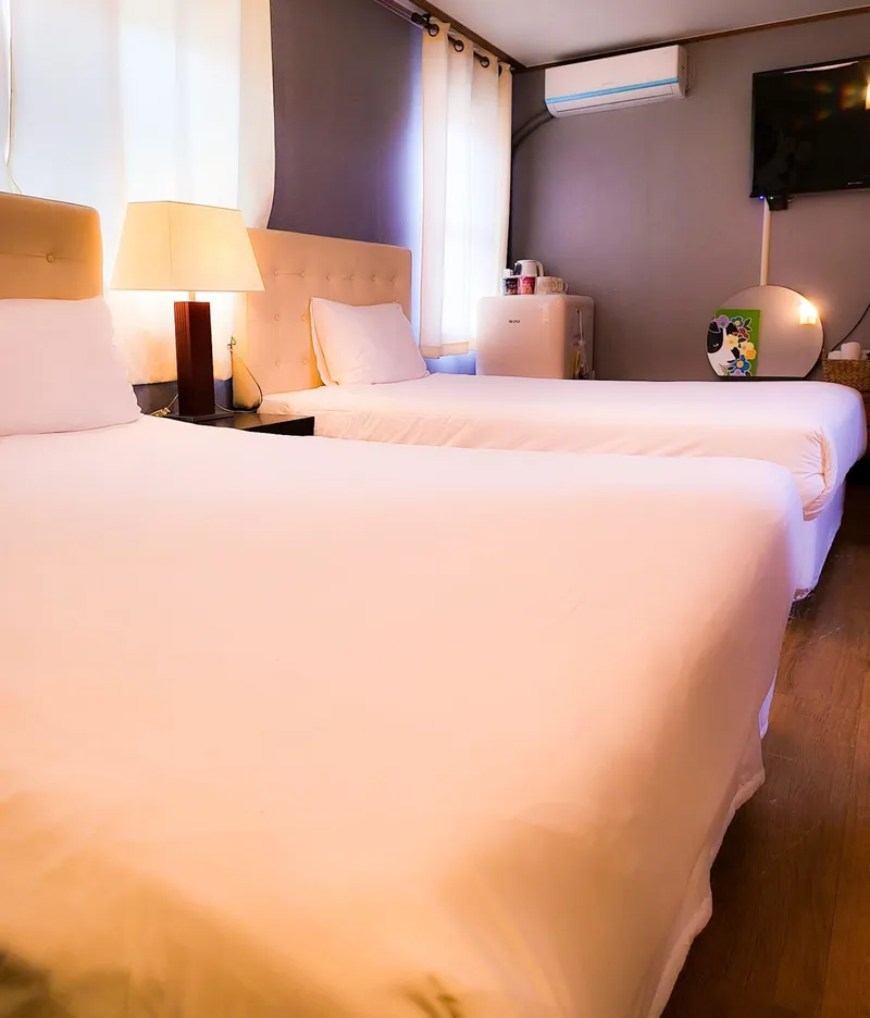[Hallim, Jeju][Jeju Hyeopjae] 3-person room in a camping-style hotel within walking distance of Geumneung Beach 5