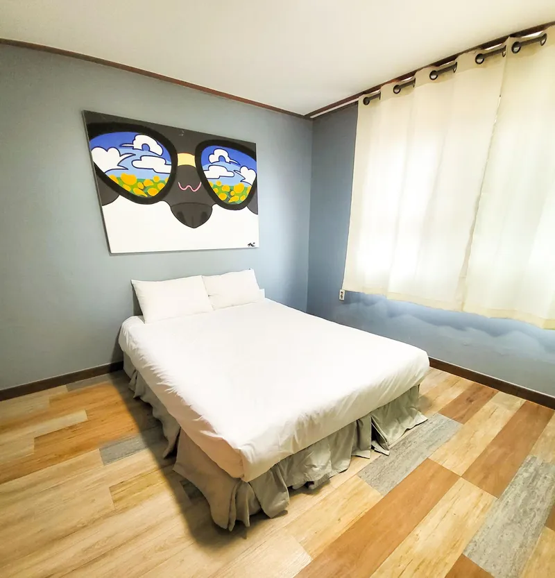 [제주 한림][제주 협재] 금능해수욕장 도보거리 캠핑감성호텔 더블룸 #애견동반전용 4