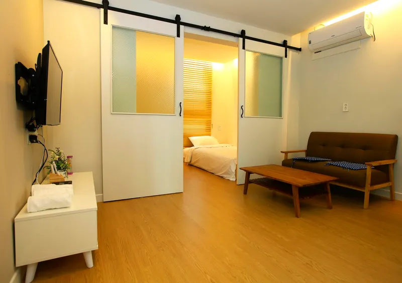 [Gujwa, Jeju] 12 pyeong separate one-room, Orom View 501 #Twin Room #Right in front of Jimibong 3