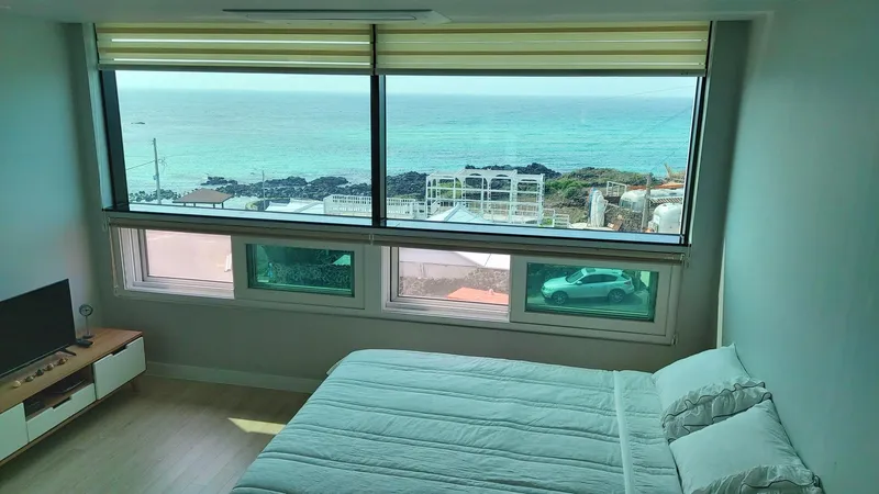 [제주 애월] 오션뷰 일몰풍경 뷰가 아름다운 까사벨라 (302) #가성비 19