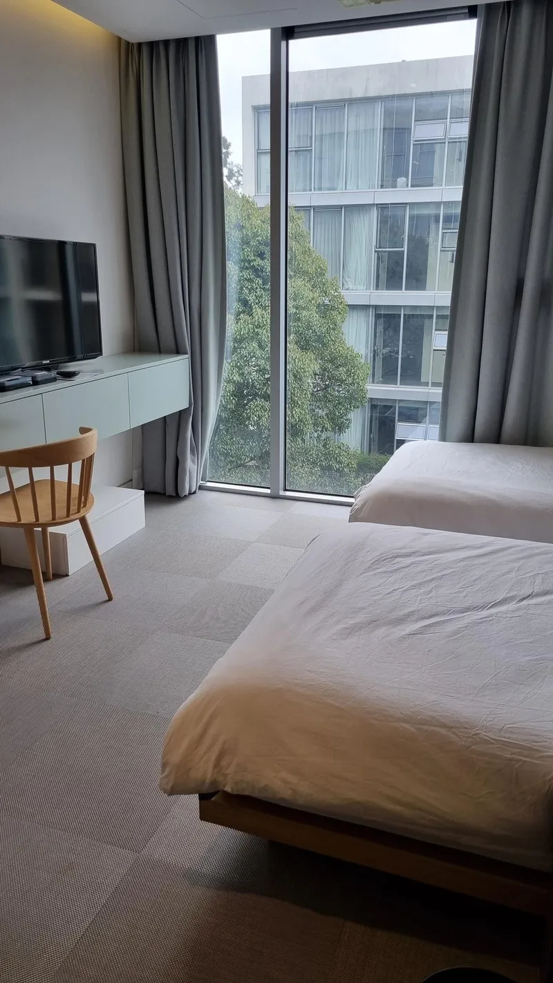[Topyeong-dong, Seogwipo] ♡Hotel-style open floor-to-ceiling glass windows, pretty and cozy twin bed M 16