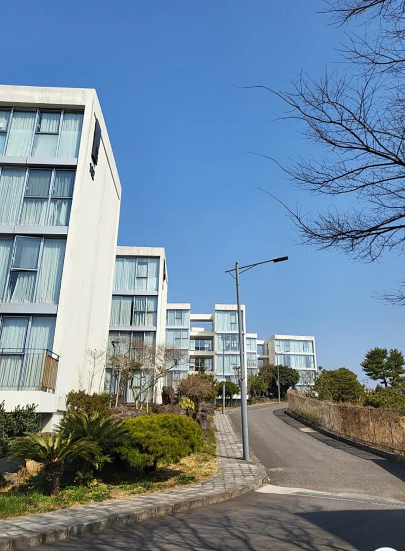 [Topyeong-dong, Seogwipo] ♡Hotel-style open floor-to-ceiling glass windows, pretty and cozy twin bed M 21