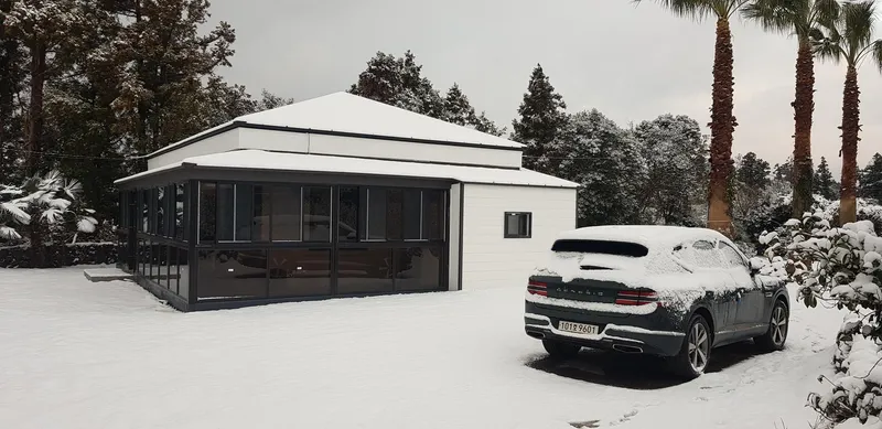 [Seongsan, Seogwipo] Two-room detached house with a large yard full of palm trees #BBQ 83
