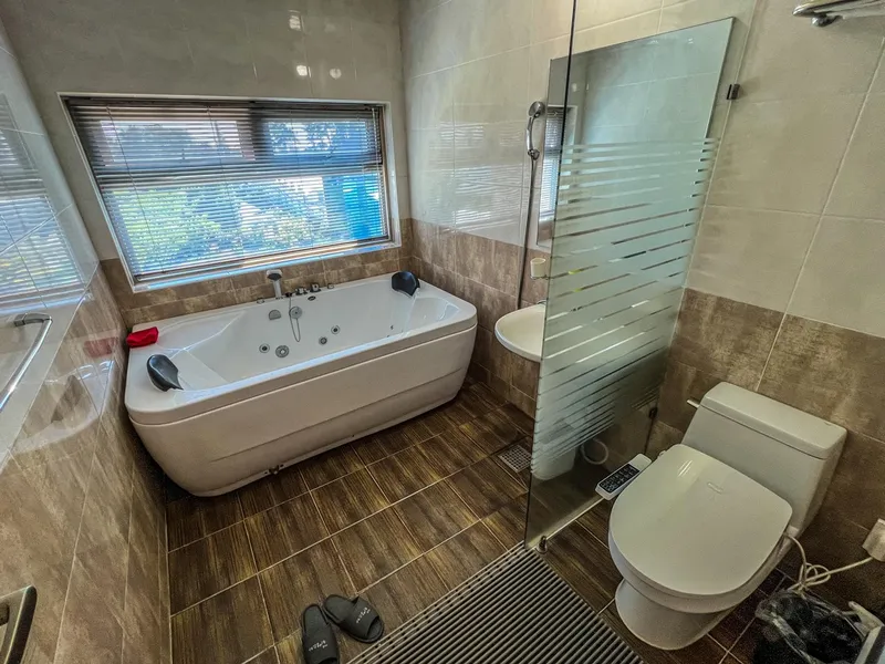 [Namwon, Seogwipo][Room 203] Spacious 2-person spa with cool view terrace and cool duplex 74