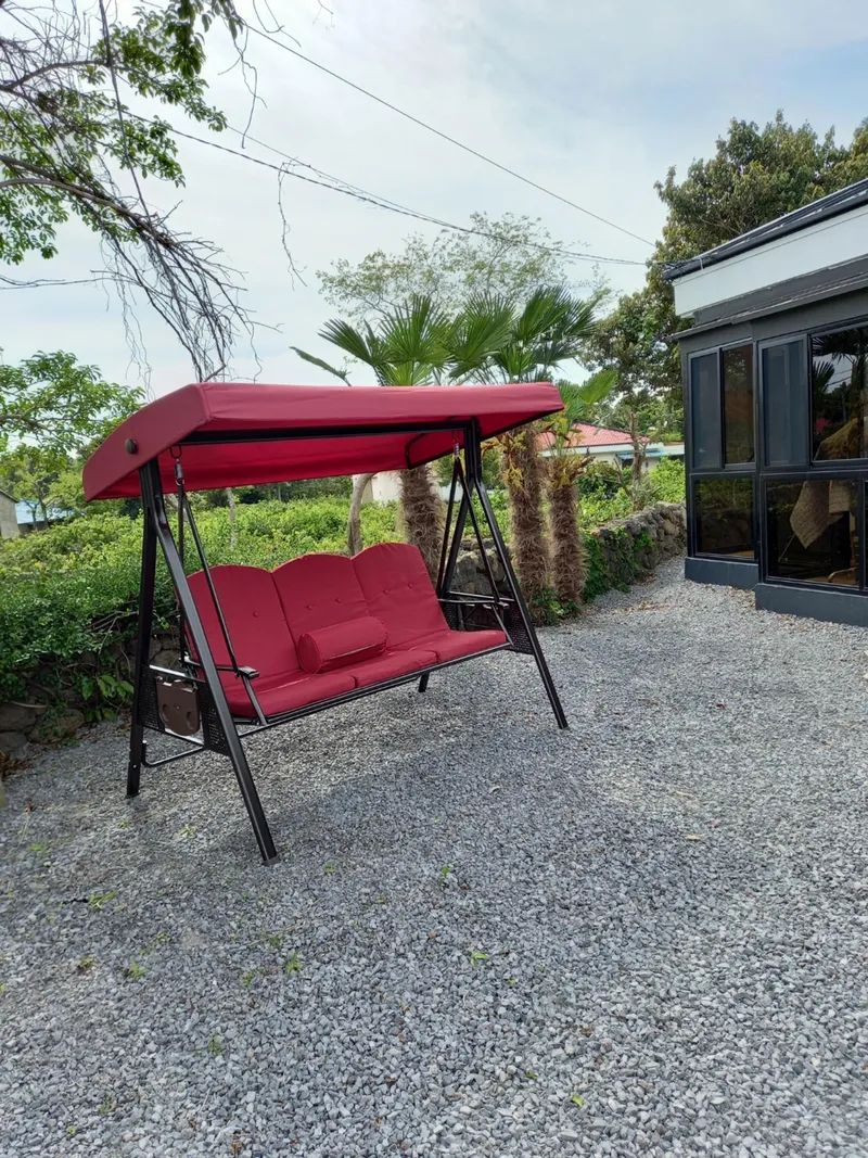 [Seongsan, Seogwipo] Two-room detached house with a large yard full of palm trees #BBQ 53