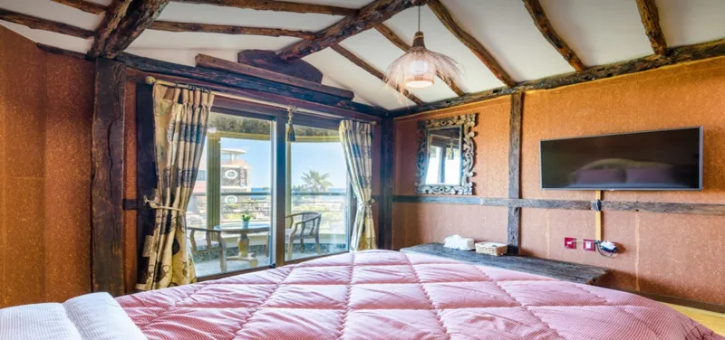 [Gujwa, Jeju] Ocean View One-Room Yellow Clay Room 202 #No Deposit #Utilities Included 2