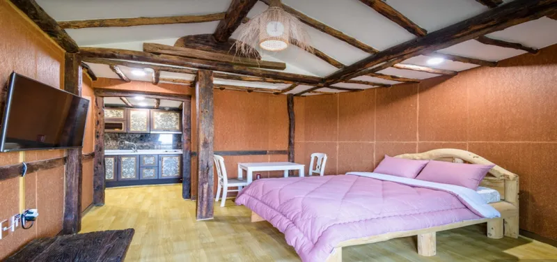 [Gujwa, Jeju] Ocean View One-Room Yellow Clay Room 202 #No Deposit #Utilities Included 3