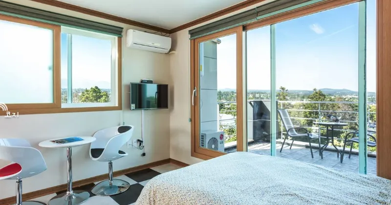 [Namwon, Seogwipo] Ocean View One Room Cozy A # Spacious Outdoor Terrace 11