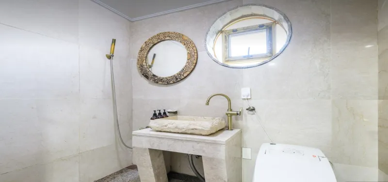 [Gujwa, Jeju] Ocean View One-Room Yellow Clay Room 202 #No Deposit #Utilities Included 5