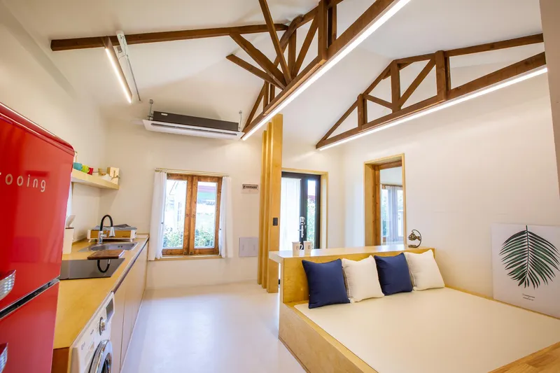 [Jocheon, Jeju] Neat, newly built detached two-room house with a yard_Lower unit #JejuStoneWall 17