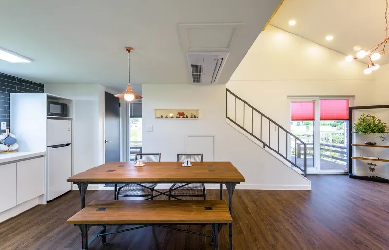 [Jocheon, Jeju][Jeju Hamdeok] Ocean view detached one-room duplex with private swimming pool, 2 buildings 9