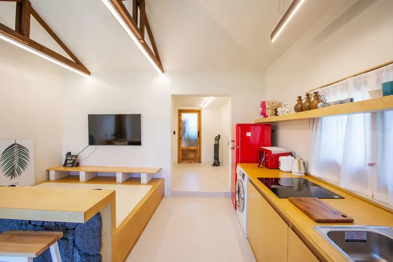 [Jocheon, Jeju] Neat, newly built detached two-room house with a yard_Lower unit #JejuStoneWall 20