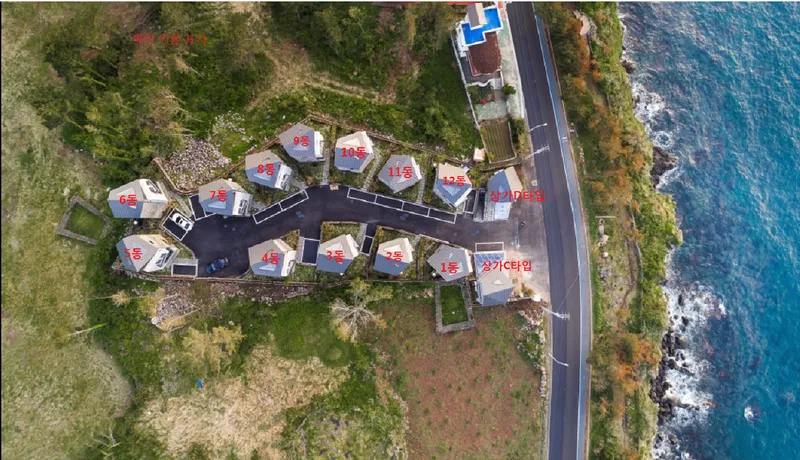[Aewol, Jeju] Ocean view coastal cliff front 4-story independent emotional accommodation 2 buildings 14