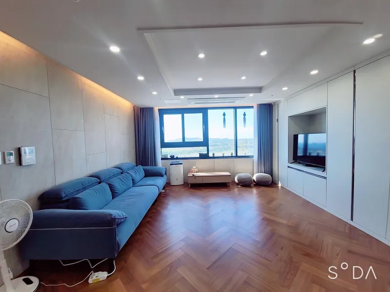 [Andeok, Seogwipo] The ultimate ocean view! Sanbangsan Mountain and the ocean at a glance! Stylish rooftop duplex house 13