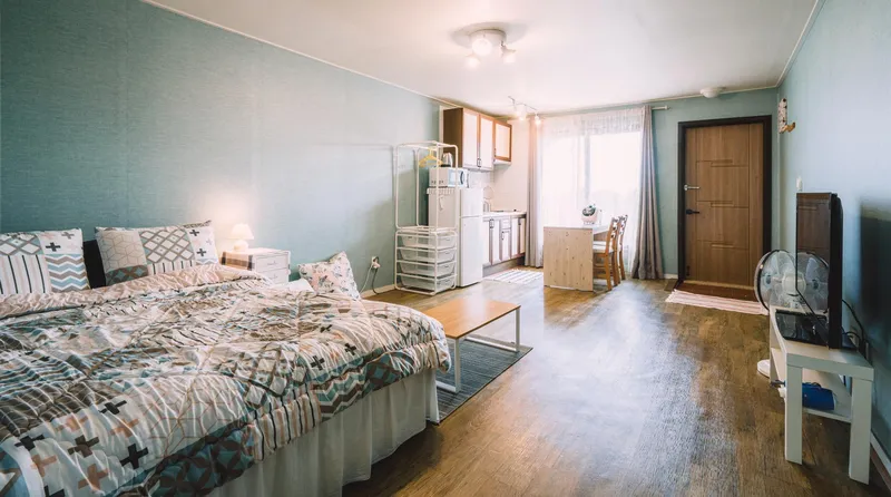 [Seongsan, Seogwipo] 1 minute walk to the sea, lawn yard, ocean view 1st floor one room 4