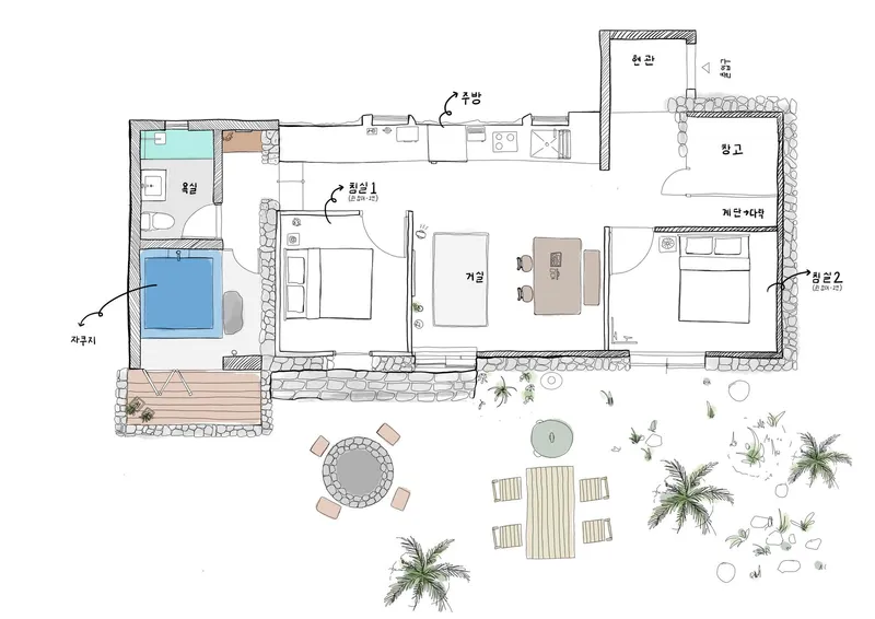 [Hallim, Jeju][West Jeju] A two-story modern house located in front of the Wolyeong-ri beach #Oceanview 28