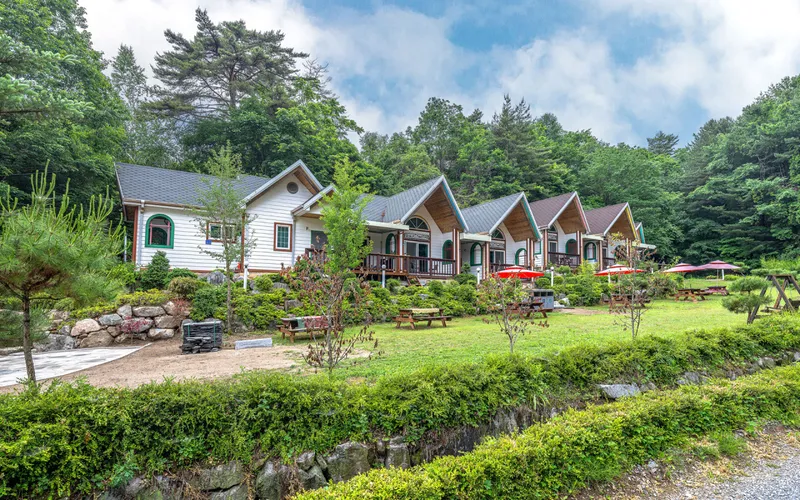 [Pyeongchang] Forest pension complex with a large garden with a stream flowing through, 2-person room B 14