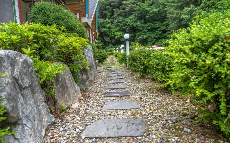 [Pyeongchang] Forest pension complex with a large garden with a stream flowing through, 2-person room B 17