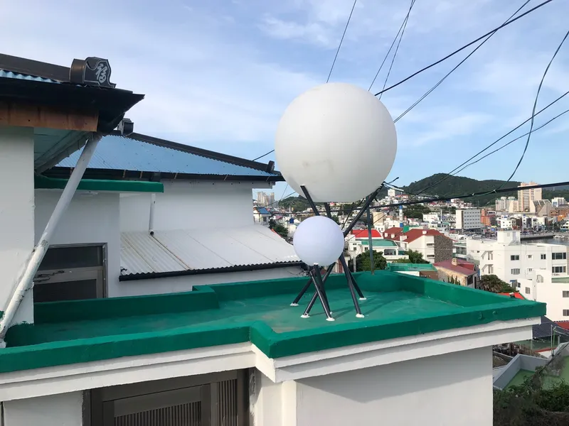[Tongyeong] Ocean view Gangguan view Seopirang Park rooftop and independent house with sculpture yard 4