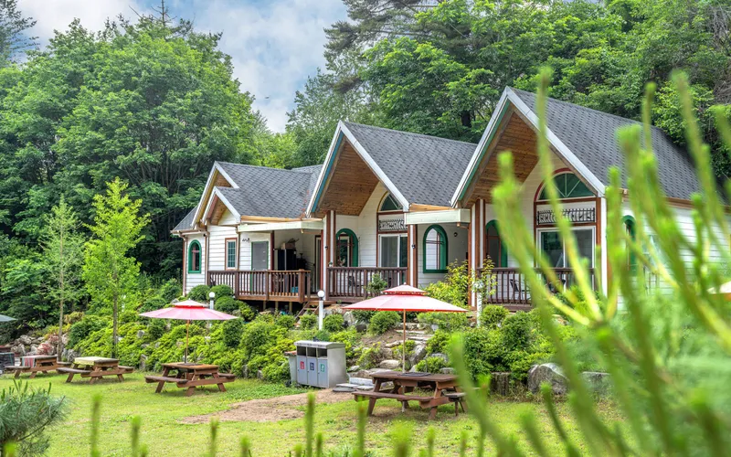 [Pyeongchang] Forest pension complex with a large garden with a stream flowing through, 2-person room B 13