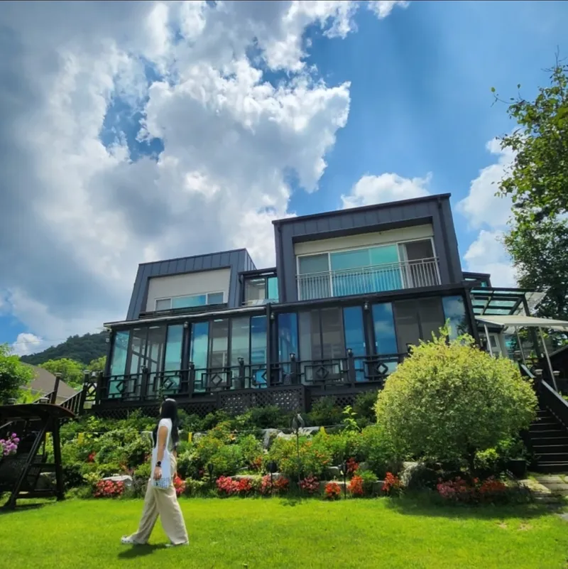 [Muju] Family unit independent pension with 4-person detached one-room in front of Gucheon-dong Valley #Morning Dew 21