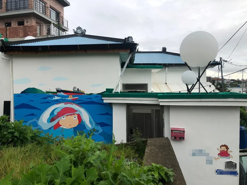 [Tongyeong] Ocean view Gangguan view Seopirang Park rooftop and independent house with sculpture yard 2