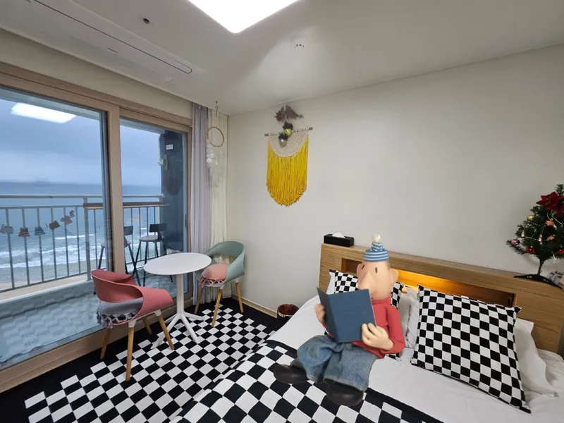 [Yangyang] E7-9 Front ocean view, bed sunrise, full option, high floor, quiet healing accommodation. Netflix provided 6